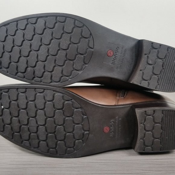 Brown Leather Waterproof Blondo Zena Boot - Picture 9 of 10